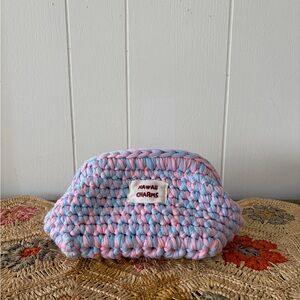 Handmade Crochet Makeup Bag Clutch